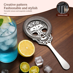 Nuovo Prodotto 2026: Hawthorne Strainer per Cocktail da Bar con Molla ad Alta Densità per Boston Shaker e <span class=keywords><strong>Bicchieri</strong></span> da Miscelazione - Product Image 5