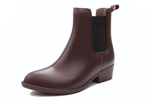 Scarpe da pioggia senza pizzo per <span class=keywords><strong>donna</strong></span> adulto personalizza <span class=keywords><strong>stivaletto</strong></span> caviglia e <span class=keywords><strong>stivaletto</strong></span> <span class=keywords><strong>donna</strong></span> <span class=keywords><strong>impermeabile</strong></span> taglio alto tacco medio personalizzato Pvc - Product Image 3