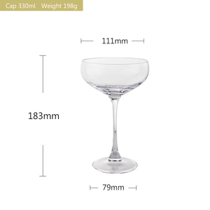 Set di 2 Bicchieri Stlzle <span class=keywords><strong>Lausitz</strong></span> per Coupé, 330ml, Trasparenti, Resistenti ai Graffi, in Vetro Cristallo di Alta Qualità, Lavabili in Lavastoviglie, Bicchieri da Martini - Product Image 5