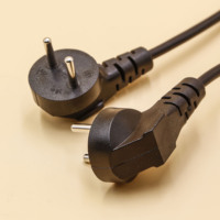 Cable de alimentación de 3 clavijas para electrónica, TV, ordenador, impresora, Radio, Monitor, Samsung, Dell, color negro, 10 amperios, 125 voltios