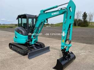 Mini pelleteuse originale d'occasion KOBELCO sk35 3,5 tonnes Japon machine d'occasion pelle kobelco sk35 multifonction à usage agricole - Product Image 2