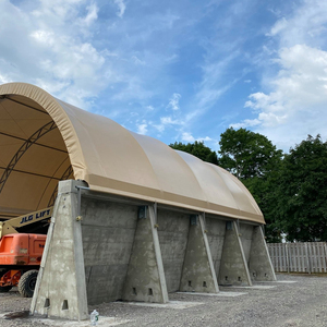 40x80ft OEM/ODM 100-150kmH Gió Tải Thép Nhà Kho Xe Máy Nơi Trú Ẩn Prefab Hội Thảo Kho Hall Hangar Để Bán - Product Image 5