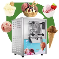 China Leverancier Gelato Hard Ijs Machine Aanrecht Top Commerciële Tafelblad Desktop Batch Hard Ijs Machine Maker