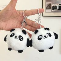 Porte-clés en peluche panda mignon pendentif en peluche porte-clés en peluche fournisseurs de peluches fabricant taille personnalisée de haute qualité
