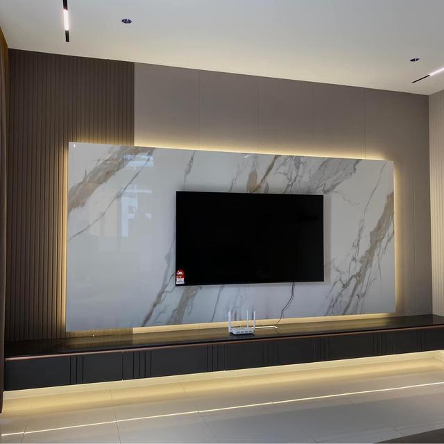 Durable UV Marble Sheet Roll 3mm Flexible Wall Cladding Wood Grain Waterproof Panel for Home and Office