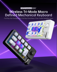 <span class=keywords><strong>Backlit</strong></span> không dây cơ khí bàn phím lập trình viên 12 phím tùy chỉnh chức năng Bluetooth/USB/có dây/Bàn phím cho Mac máy tính Windows - Product Image 2