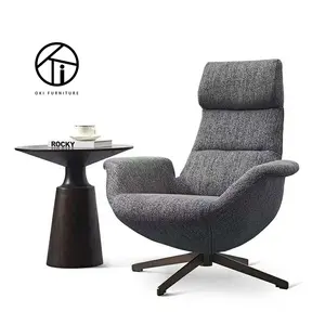 إيطاليا الحديثة عالية الظهر تصميم المخملية أريكة مريحة كرسي مع إطار معدني النسيج لهجة كرسي لغرفة المعيشة