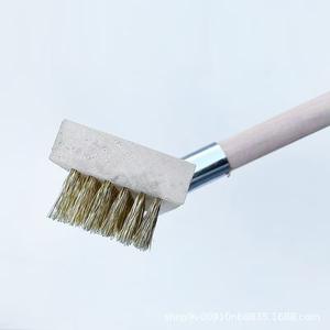 Sikat gosok baja tahan karat kelas berat dengan pegangan yang diperkuat untuk pemeliharaan lantai Industri - Product Image 2