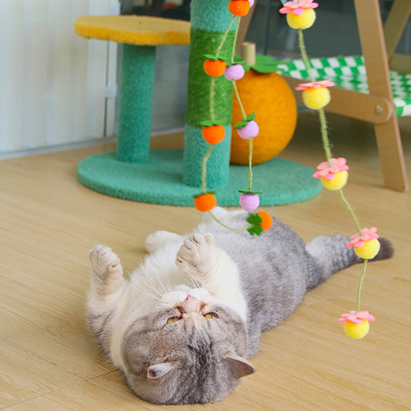 Yun Handmade Cute Fruit Cat Stick