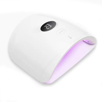 Lampe de séchage pour vernis à ongles rechargeable 48W, lampes de durcissement sans fil UV LED