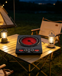Cocina Eléctrica Portátil <span class=keywords><strong>de</strong></span> Cerámica con Infrarrojos <span class=keywords><strong>de</strong></span> 2200W, <span class=keywords><strong>Placa</strong></span> Caliente <span class=keywords><strong>de</strong></span> un Solo Quemador para Cocina - Product Image 4