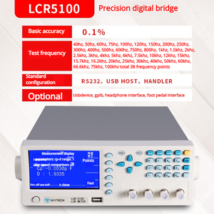IVYTECH Ponte Digital <span class=keywords><strong>LCR</strong></span> de Alta Precisão LCR5010 / LCR5030 / 5100 / 5200 |   Medidor <span class=keywords><strong>LCR</strong></span> para Teste de Componentes - Product Image 5