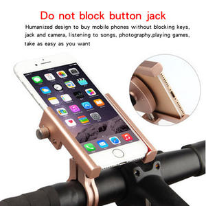 All Aluminum Alloy <b>Handlebar</b> Phone Holder 25.4 Mm Compact Impact Resistant For Mountain Bike <b>Bicycle</b> Motorcycle - Product Image 2