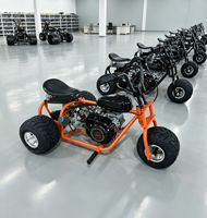 Kart à pédales tout-terrain à essence pour adultes, 3 roues, buggy de divertissement tout-terrain
