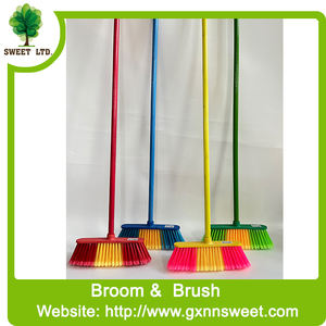 Fournitures de nettoyage de sol à domicile manche en bois pour balai en plastique articles ménagers bâton de vadrouille coloré - Product Image 4