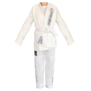 Venta al por mayor gi bolsa-Uniforme de Judo jiu jitsu gi, 100% algodón, para competición o entrenamiento, en stock