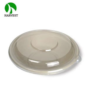 Plateau à bento <span class=keywords><strong>Poke</strong></span> Donburi jetable compostable pour traiteur avec couvercle anti-buée - Product Image 6