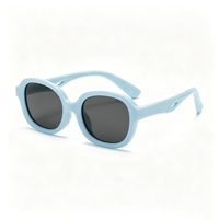 Lunettes de soleil polarisées pour enfants CF-9033 UV400, monture TR90, verres TAC, plaquettes de nez souples en TPE, légères, géométriques, 6 couleurs, garçons filles
