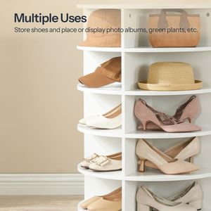 Vente en gros 360 étagères à chaussures rotatives, étagère à chaussures rotative ronde, armoire à chaussures verticale tournante, étagère à chaussures carrousel - Product Image 6