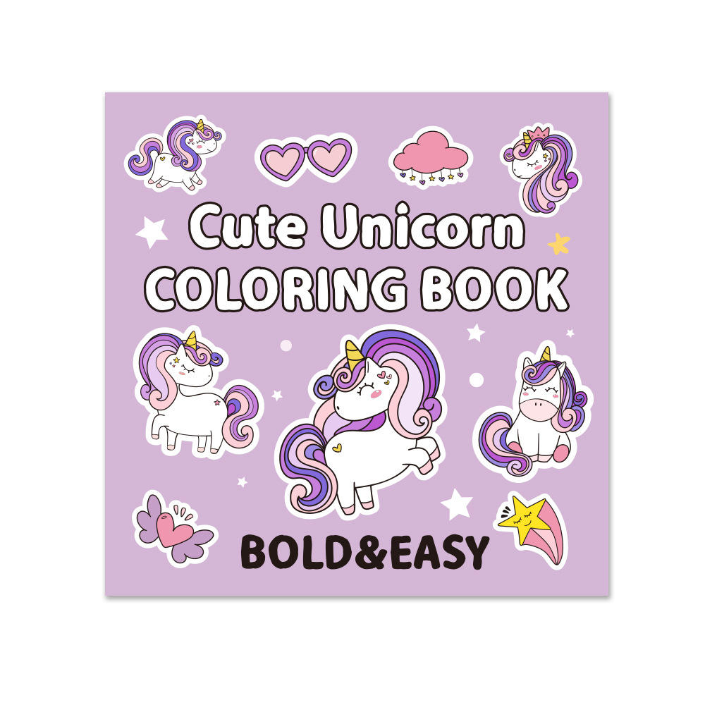 Livre de coloriage-licorne