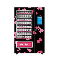 Nouvelle machine distributrice de maquillage et de faux ongles à monnayeur, écran tactile 21,5 pouces, gestion cloud SDK, paiement par carte de crédit