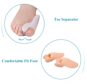 Séparateur d'<span class=keywords><strong>orteils</strong></span> en gel de silicone médical de qualité supérieure, correcteur orthopédique <span class=keywords><strong>pour</strong></span> soulager la douleur des <span class=keywords><strong>orteils</strong></span> - Product Image 4