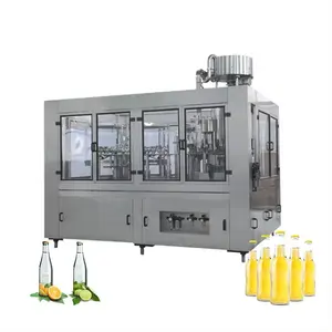 Máquina automática de llenado de refrescos 3 en 1, máquina embotelladora de agua carbonatada, máquina automática de líquidos para refrescos