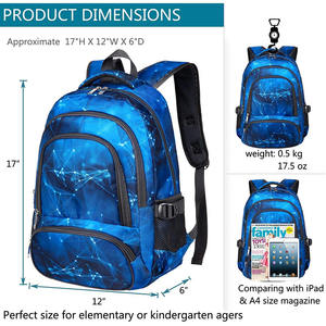 Sac à dos d'école de dessin animé mignon moderne pour filles et garçons sac à dos pour enfants pour le stockage - Product Image 3