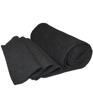 Coperta per Saldatura in Fibra Carbonizzata Ignifuga Resistente al Calore fino a 1800°F Ritardante di Fiamma Marca DWD Nera 4x4 ft - Product Image 1