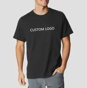 2024 Oversized Unisex Thisrt 100% Cotton High Quality Logo Heavyweight Streetwear Graphic Puff Printing For Custom Men T Shirt