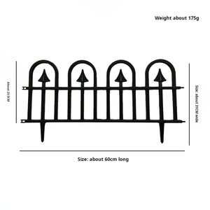 W6 Reusable Black Pp No-dig Landscape Edging Kit Garden Edging <strong>Border</strong> <strong>Fence</strong> Liner Decoration Lawn Edge Garden <strong>Fence</strong> - Product Image 5