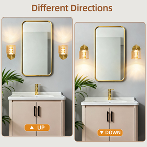 Modern Nordic LED <b>Wall</b> Lamp <b>with</b> Iron Glass Antique Brass Finish Warm White <b>Light</b> for Living Room Bedroom Hotel Use - Product Image 4
