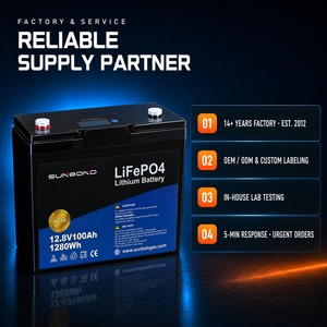 Batería LFP de 12.8V 100Ah de Ciclo Profundo, Batería de Litio para Sistema Solar, Carrito de Golf, Respaldo de Energía Portátil, Distribuidor de Almacenamiento de Energía - Product Image 5