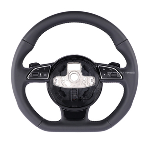 Volant de sport en cuir B8 compatible avec Audi A4 A4L S4 A5 S5 B8 2009 2010 2011 2012 B6 B7 B8.5 B9 B9.5 - Product Image 2