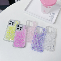 Coque de téléphone transparente en TPU avec paillettes brillantes et diamants pour Redmi 15 15C A5