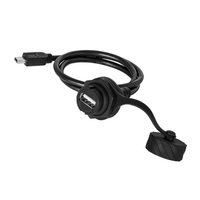 Conectores Circulares Impermeables Lshitech Hembra/Macho, Conector de Cable Mini/Micro USB2.0 para Montaje en Plano, 0.3-1m para Enchufe de Aviación