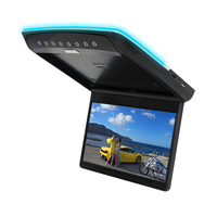 Nuevo Monitor LCD FHD Flip 11,6/12,2/13,3/14/15/17.3/19/22 pulgadas montaje en techo de coche reproductor MP5 estéreo USB conectado TV de techo superior