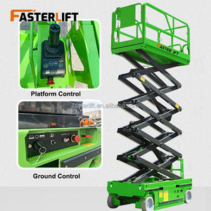 Faster Lift FL Series 6-16m Lift Hidrolik Elektrik Kapasitas 130KG Tinggi Maksimum 20m Tipe Gunting - Product Image 1