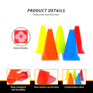 Çok Amaçlı Çocuklar İçin Fiziksel Antrenman Futbolu Evcil Hayvan Eğitimi İşaret Konileri Çeviklik Konileri Boş Antrenman Çeviklik Konileri - Product Image 5