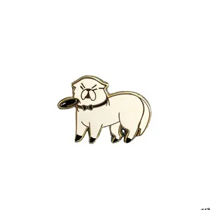 Benutzer definierte weiche Emaille Pin und harte Emaille Pin Hersteller viele Arten Cartoon-Serie niedlichen Tier Haustier Hund Bild Anstecknadel Brosche