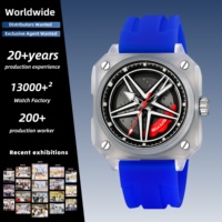 Montre à quartz carrée SKMEI 2362 tendance pour les sorties du week-end, montre-bracelet multi-tons lumineux, service personnalisé pour les acheteurs de marques