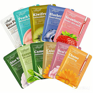 Nouveau Masque Tissu Hydratant Anti-Âge Éclaircissant à la Vitamine C pour le Visage, à Base de Plantes et Fruits Naturels, 30ml, pour une Peau Douce et Hydratée 2026 - Product Image 1