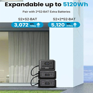 สถานีไฟฟ้าพกพา Home Storage Fast Charge 2kw ความจุ 1024wh กำลังไฟ 2000 วัตต์ พร้อมแผงโซลาร์เซลล์ - Product Image 5