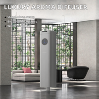 Diffuseur d'arômes 2025 - Écran intelligent - Sans eau - Usage commercial et hôtelier - Matériau en alliage d'aluminium - Contrôle sans fil par application