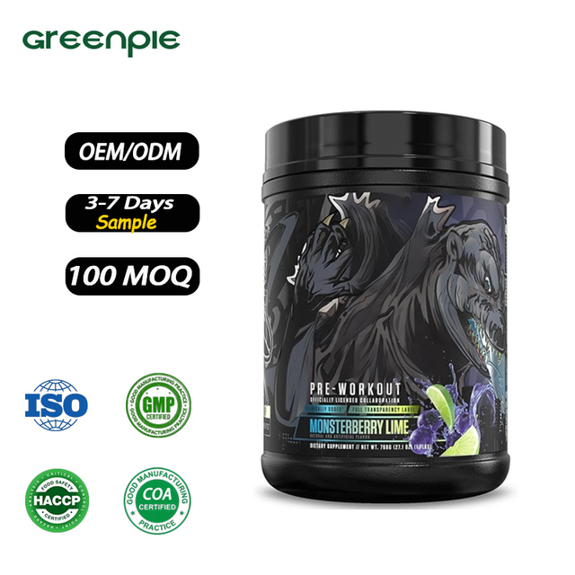 Greenpie Wholesale Nitrogen Pump Preworkout Muscle Recovery Nitric Oxide Weight Management Pre Workout Powder