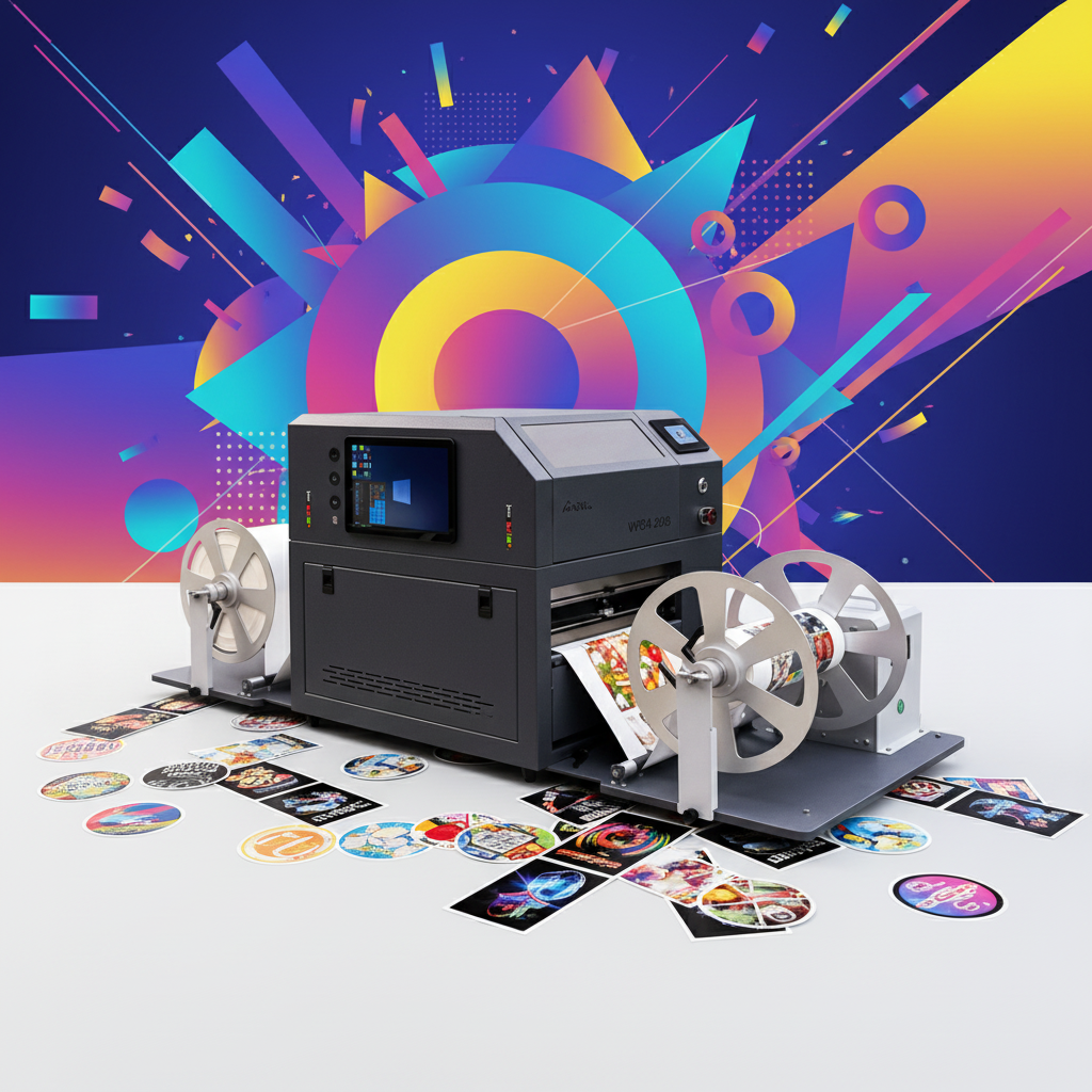 High-Speed Focus 391S Automatic New Digital Color Inkjet Roll-to-Roll Printer | Waterproof Label Stickers & Thermal Transfer