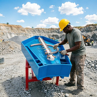 Table vibrante Gemini sans mercure pour l'extraction minière à petite échelle, table de secouage Gemini pour la récupération de l'or fin