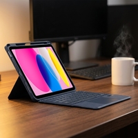 Clavier magnétique détachable en gros pour iPad Apple tous modèles avec pavé tactile et touches rétroéclairées
