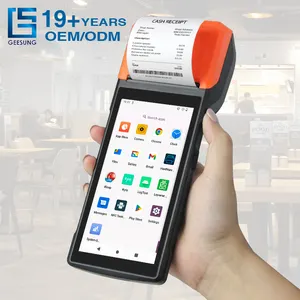 H10 Android 13 8-Core 4G Handschein automat Terminal Registrier kasse NFC Handheld Mobile Pos Tragbare Abrechnung maschine POS-System