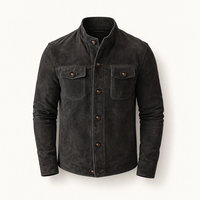 Blouson bomber pour homme en polyester et coton 240G avec col montant et poches poitrine ODM